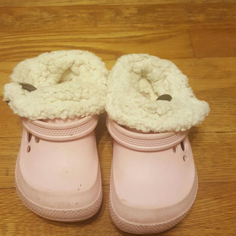 Girls Crocs with removable liner